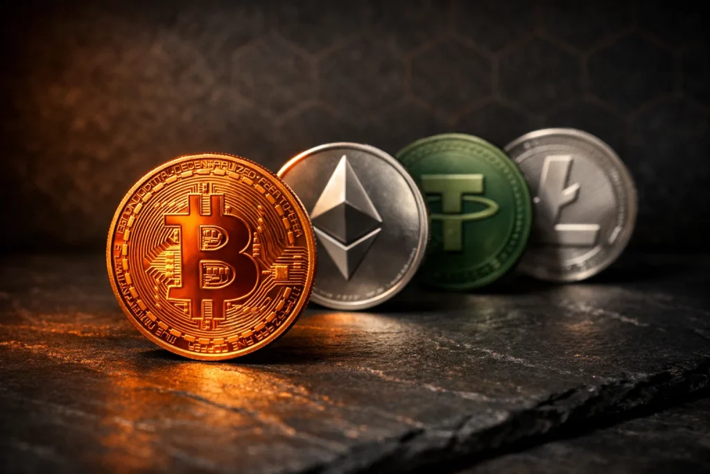 Kryptovalutor sorterade efter egenskaper för betting 2026